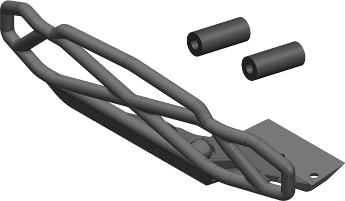 Bumper - Bull Bar Type - Front - Composite - 1 Set: Mammoth,