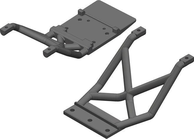 Skid Plates - Front/Rear - 1 Set: Mammoth, Moxoo, Triton