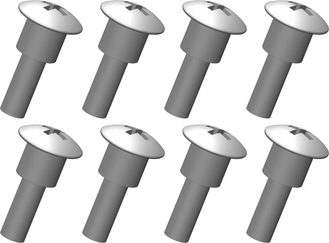 Shoulder Screws - Steel - 8 pcs: Mammoth, Moxoo, Triton