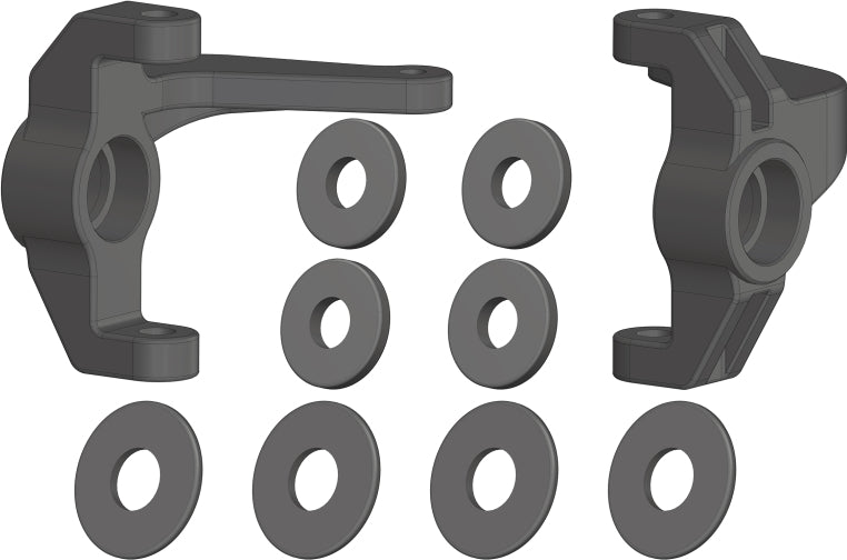 Steering Block - Left/Right - Composite - 1 Set: Mammoth,