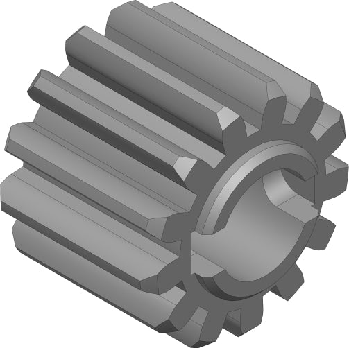 Drive Gear 13 Tooth - Metal: Mammoth, Moxoo, Triton