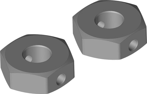 Wheel Hex Adapter - Rear - Aluminum - 2 pcs: Mammoth,