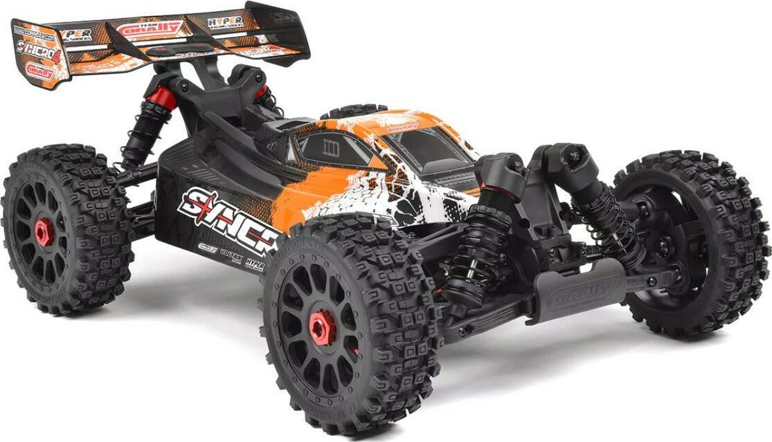 Syncro-4 1/8 4S Brushless Off Road Buggy, RTR, Orange
