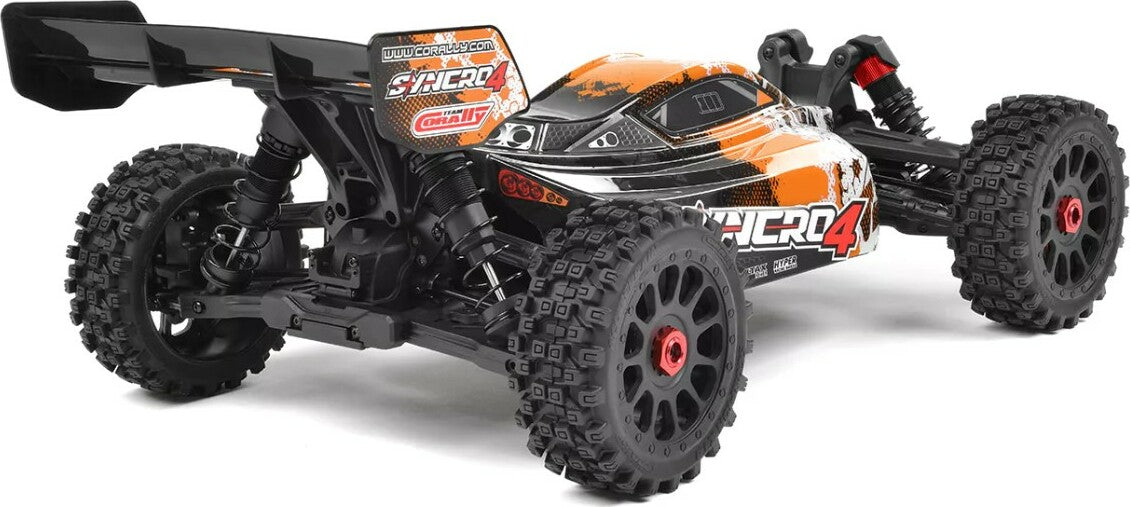 Syncro-4 1/8 4S Brushless Off Road Buggy, RTR, Orange