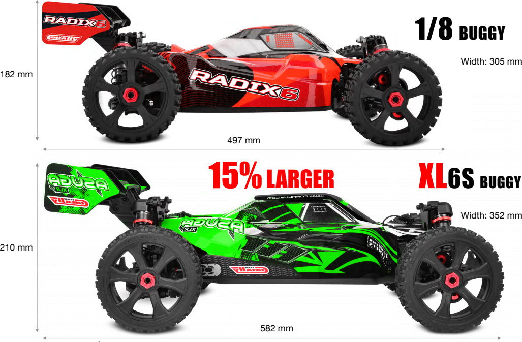 Asuga XLR 6S RTR - Green