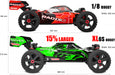 Asuga XLR 6S RTR - Green