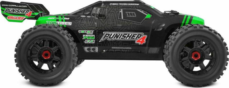 Punisher 4S Monster Truck RTR Version, Green