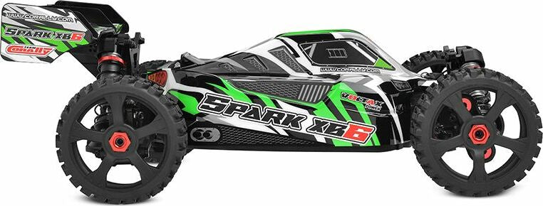 Spark XB6 1/8 6S Basher Buggy, ROLLER, Green