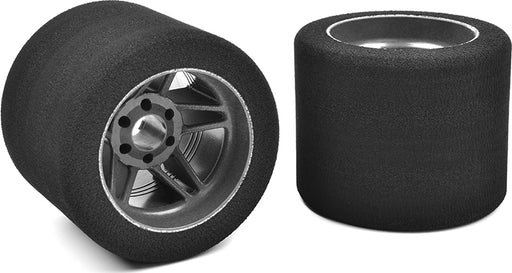 Attack Foam Tires 1/8 Track 37 Shore Rear 76mm Carbon Rims