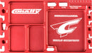 CNC Aluminum Multi-Purpose Ultra Parts Tray; Red