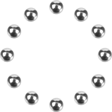 Precision Diff Balls 1/8 - Chrome - 12 pcs