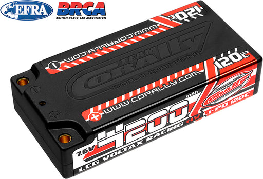 4200mAh 7.6v 2S 120C Voltax LCG Shorty Hardcase Lipo