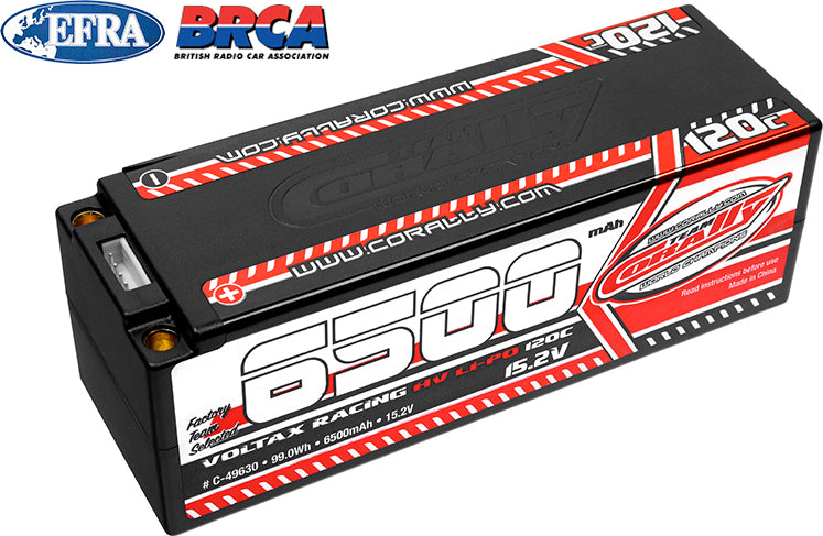 6500mAh 15.2v 4S 120C Voltax Hardcase Lipo Battery - 5mm