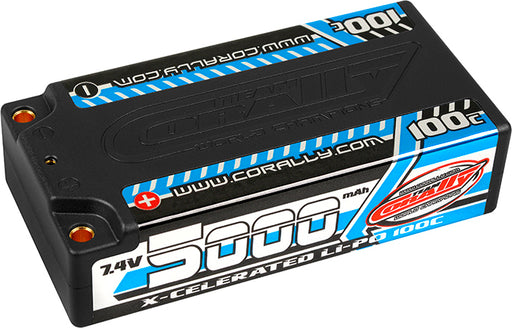 5000mAh 7.4v 2S 100C X-Celerated Hardcase Lipo
