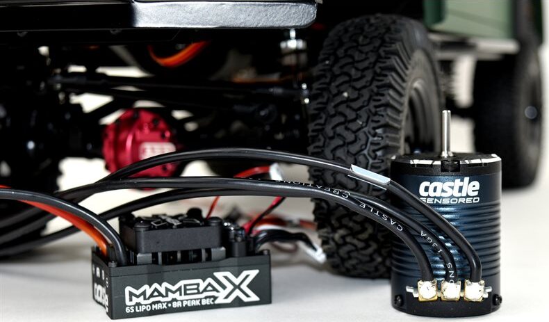 Mamba X & Sensored Motor Combo 25.2V WP ESC & 1406-3800KV