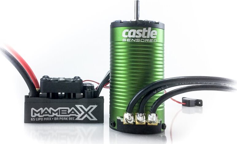 MAMBA X SCT Sensored 25.2V WP ESC & 1415-2400KV Combo
