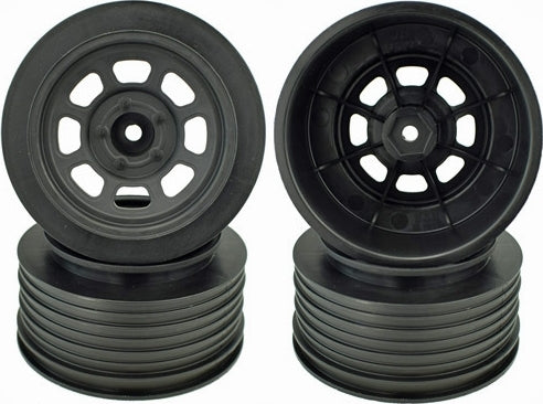 Speedway Short Course Wheels, for Traxxas Slash Front, Black