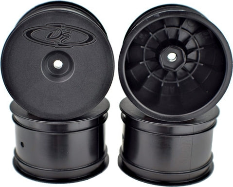Speedline Buggy Wheels-Assoc B6-B64/TLR22-22-4/Rear/Blk/4pc