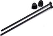 Zip Stix / Black / 4pcs