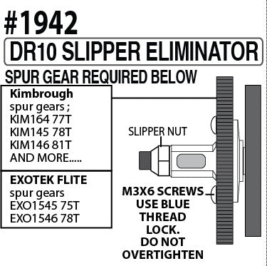 DR10 DB10 SC10 Eliminator Pro Mount - for Kimbrough Spurs