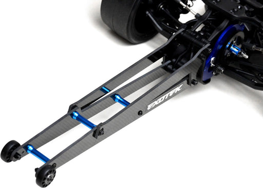 DR10 Wheelie Bar Set, 12" Carbon and Alloy Adjustable