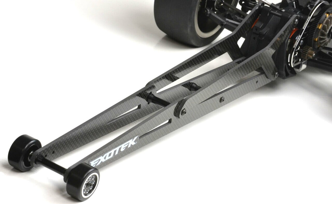 22S Ladder Wheelie Bar Set, Carbon Fiber, Extra Long