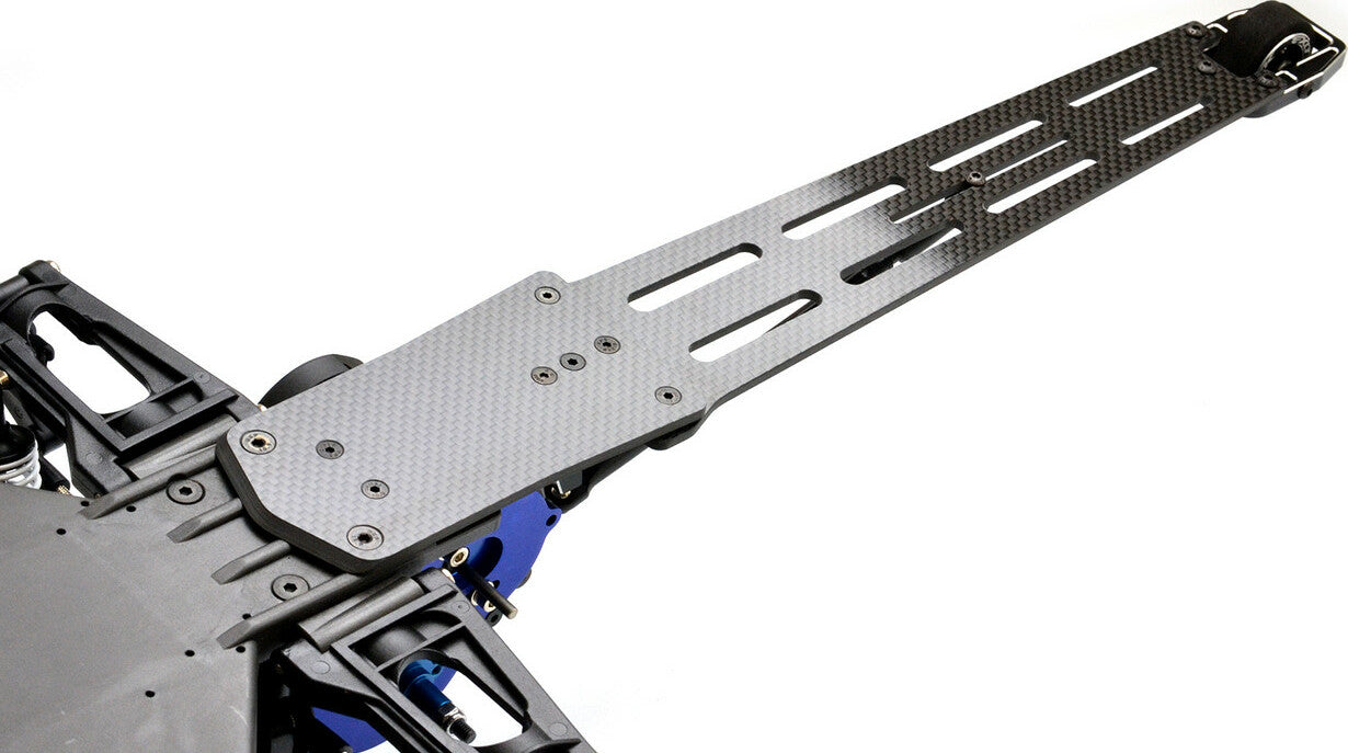 Drag Slash Pro Wheelie Bar Set 3mm CF with Single Wheel Style