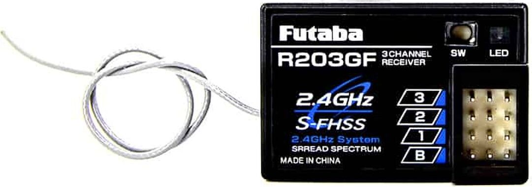 R203GF 2.4GHz S-FHSS 3-Channel Receiver