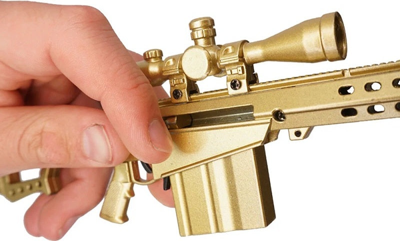1/3 Scale Die Cast Barrett .50Cal Model, Gold