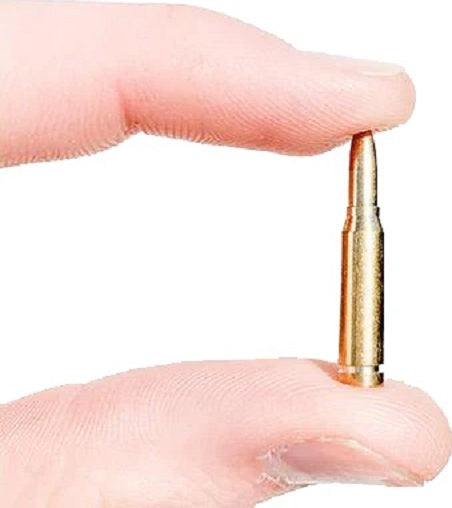 Mini .50 Cal Dummy Brass Rounds, for .50 Cal Models