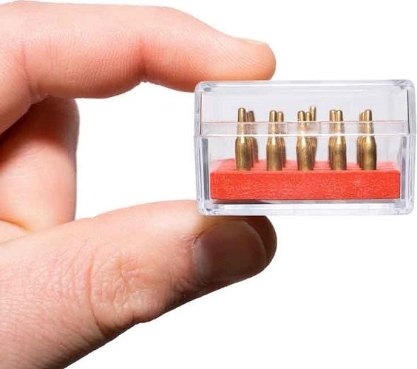 Mini AR Dummy Brass Rounds, for AR15 Models