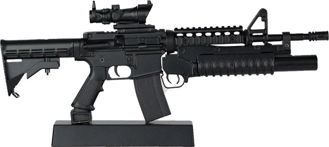 Mini M203 Grenade Launcher, Fits AR15 Base Models