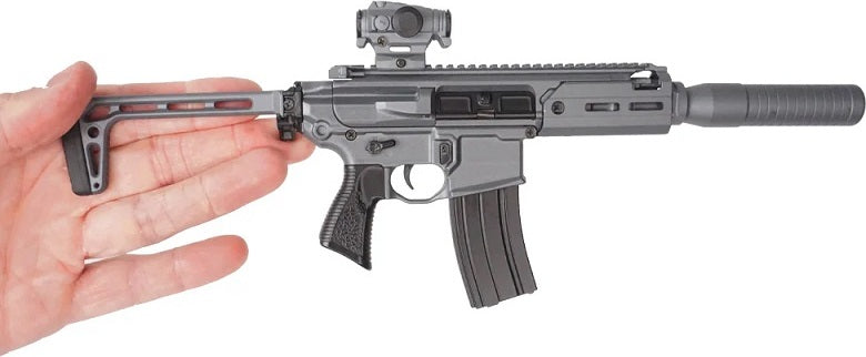 1/3 Scale Die Cast Sig Sauer MCX Model, Grey