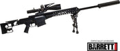 1/4 Scale Die Cast Barrett MRAD MK22 Model, Black