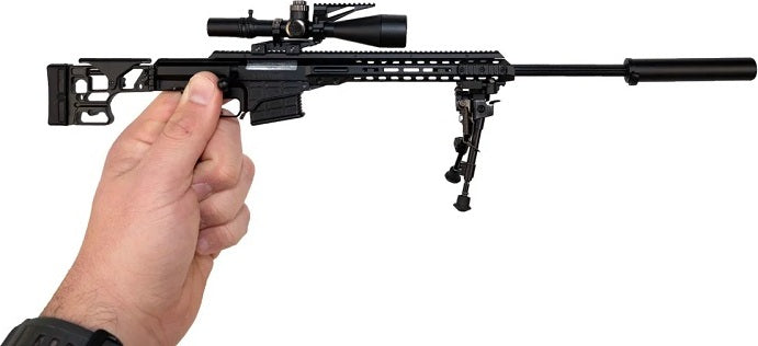 1/4 Scale Die Cast Barrett MRAD MK22 Model, Black