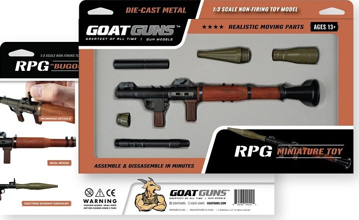 1/3 Scale Die Cast RPG Model, Black