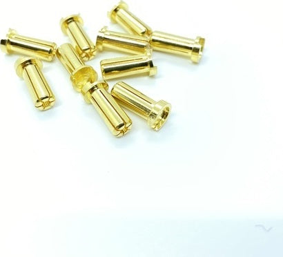 Maclan MAX Current 5mm Low Profile Gold Bullet Connectors