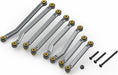 Aluminum Suspension Link Set (Gunmetal), for Venture18