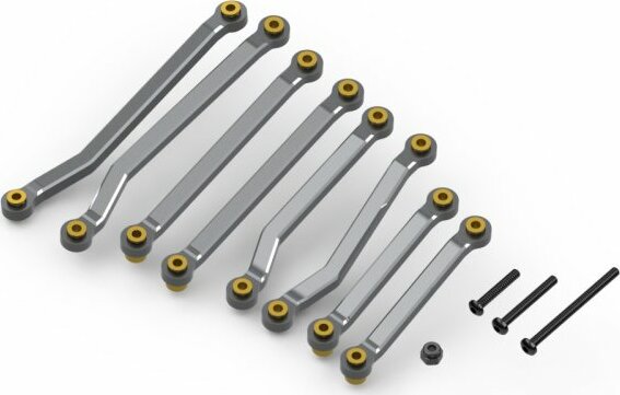 Aluminum Suspension Link Set (Gunmetal), for Venture18
