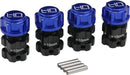 Alum +10mm Splined 17mm Hubs Hex, for E-Revo2.0