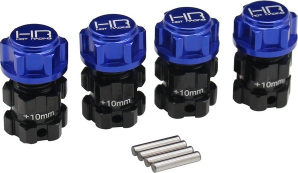 Alum +10mm Splined 17mm Hubs Hex, for E-Revo2.0