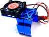 Blue Multi Mount Fan, Heat Sink, 36mm Motors