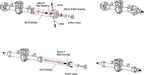 Replacement Front Axles, for SXTF39W04