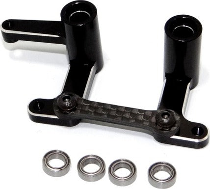 Aluminum/CF Steering Bellcrank & Draglink, for Traxxas Bandit
