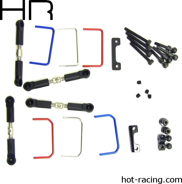 Full Sway Bar Kit, Includes Front and Rear