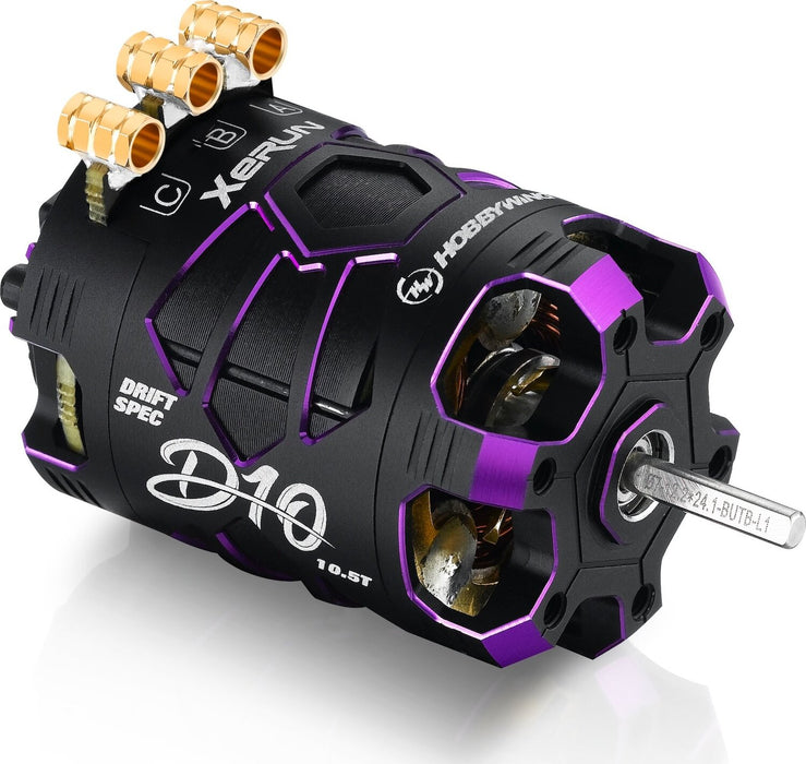 Xerun D10 Drift Motor - 10.5T, 4600kv, Spirit Edition