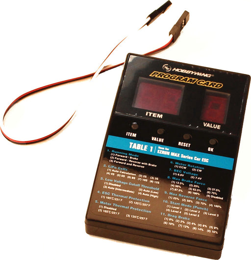 LED Program Card - General Use for Cars, Boats, and Air Use