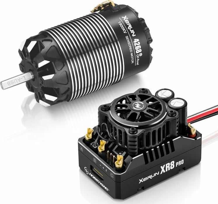 Xerun XR8 Pro G3 ESC + 4268SD G3 Motor 1900kv Combo, 4S