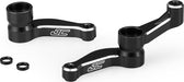 Aluminum Steering Bellcranks, Black, for DR10 / SR10 / RB10