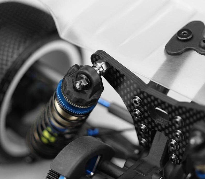 Fin Titanium Rear Shock Stand-offs w/ Bushing - 10mm